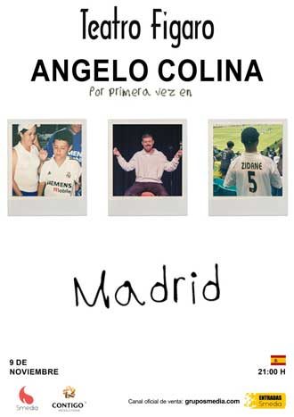 Angelo Colina por primera vez en Madrid