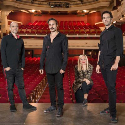 Sesión de retratos de la compañía de teatro Jamming, en el Teatro Alcázar, Madrid.